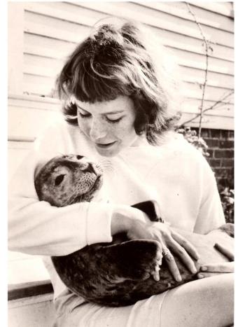 “Sue, a natural mother, quickly became Andre’s special friend.” -From a Seal Called Andre. (Photo courtesy Stan Waterman)