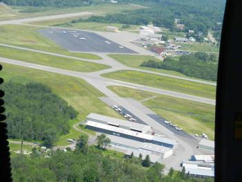 The view during take off from Knox County Regional Airport. (Photo by Eva Murray)