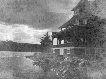 This cottage was called Alhambra and was one that was on the shores of Pitcher Pond. (Photo courtesy of the Lincolnville Historical Society) Pitcher Pond