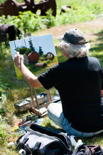 Artist Kevin Beers. (Courtesy Hurricane Island Outward Bound School)