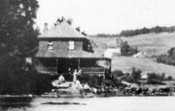 Rocky Point was another impressive Pitcher Pond “cottage” )Photo courtesy of the Lincolnville Historical Society) Pitcher Pond