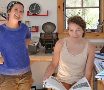 Lindsay Pinchbeck and Ariela Kuh. (Photo by Lynda Clancy)