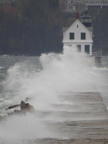 The Rockland Breakwater. (Photo courtesy Bob Trapani)