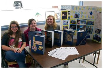 McKenzie Eaton, Kaylee Allen and Octavia Evans. (Photo by Charles R. Hamm)