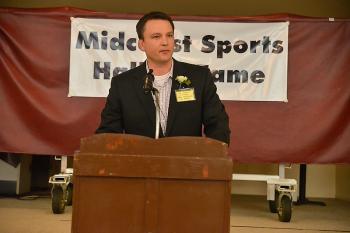 Mike MacDonald may be the youngest member of the Midcoast Sports Hall of Fame. (Photo by Ron Hawkes)