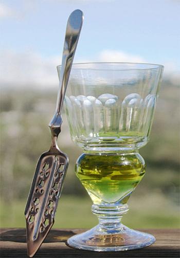 True absinthe drinkers use a slotted spoon, a sugar cube and three parts tap water, a slow but pure process.
