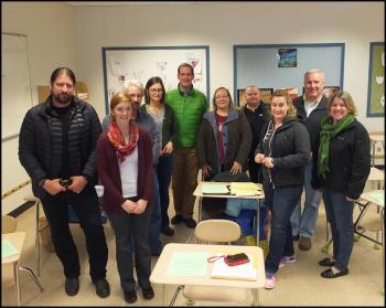 Adults taking part in the Camden-Rockport Middle School Japanese exchange program include (left to right): John Paul Caponigro, Rebecca Graham, Joe Cox, Beth Chamberlin, Parker Chamberlin, Lee Marsh, Dane Winslow, Hilary Rackcliff, David Heath and Lisa Holt.