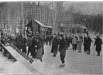 The First Toboggan chute. (Photo courtesy Barbara F. Dyer)