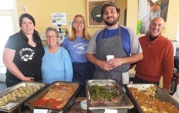 Left to right: Melissa Legare, Cheryl Denz, Louise MacLellan-Ruf, Mike Mastronardi, Dave Robichaud.