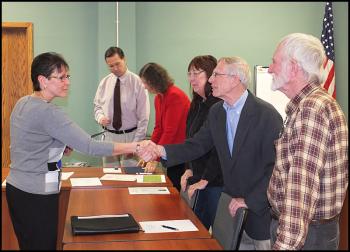 35 year employee Elaine Hallett, Register of Probate.