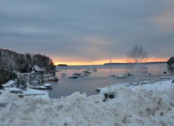 Rockport Harbor midwinter. (Photo by Lynda Clancy)