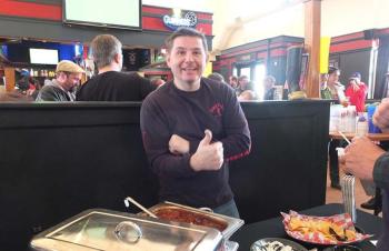 Trackside owner/chef Mike Woods