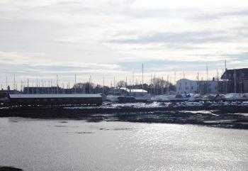 Rockland Harbor, March 16. (Photo by Isabel Crane)