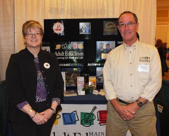 Maine Adult Education: Betsy Rector and Tim Dressor.
