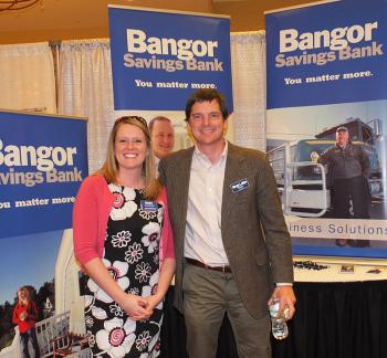 Bangor Savings Bank: Jamie Haining and Morgan Laidlaw.