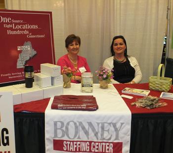 Bonney Staffing Center: Julie Banta and Donna Dumond.