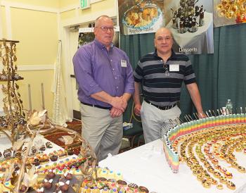 Steven Dumas Catering: Steven Dumas and Wyatt Shorer.