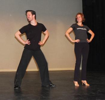 Christian Clayton and Heather Hearst.