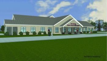 Architect’s rendering of the new shelter. (Photo courtesy of MSA Architects)