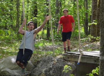 With rope swinging.... (Photo by Lynda Clancy)
