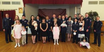 Crew and family of USCGC Abbie Burgess