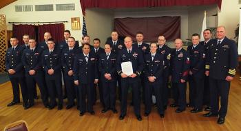 Personnel of U.S. Coast Guard Rockland.