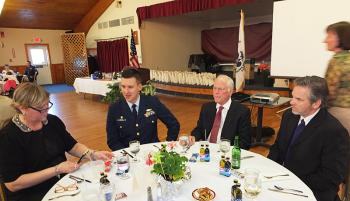 Nancy Jeffers, Lt. Zack Bender, Gordon McAleer and John Jeffers