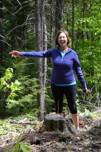Volunteer Karen Hansen. (Photo by Lynda Clancy)