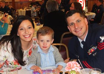George Ramirez with wife Julia and son Jackson