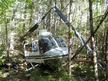 helicopter, Whitefield, Maine