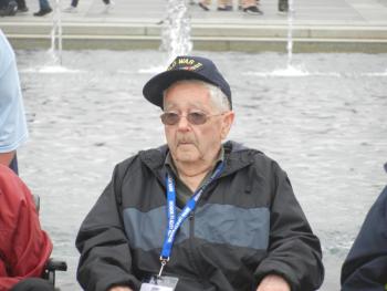 World War II veteran Arnold Wass of Rockland.