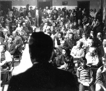 When Town Meeting used to pack them in, a 1970s night at Tranquility Grange.
Photo from Lincolnville Historical Society town meeting