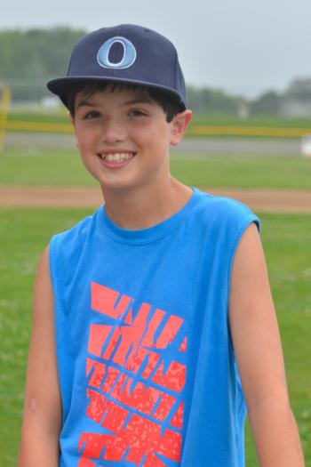 Logan Putansu, “It feels good to make it to the states again. Putansu along with four others played on last years 10-11 all-stars. (Photo by Ron Hawkes)