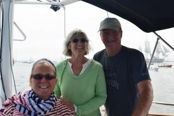 Sarah Ruef-Lindquist, Andrea Itkin and Ben Ellison. Viva la France!(Photo by Lynda Clancy)