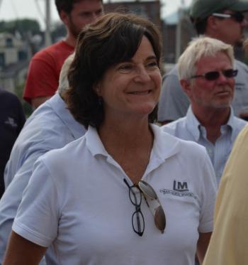 Marnie Read, of Lyman-Morse, organizes the July 9 event. (Photo by Lynda Clancy)
