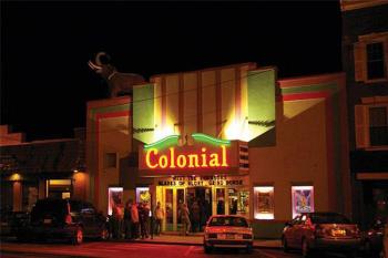 The Colonial at night. (Photo courtesy Mike Hurley and Therese Bagnardi)