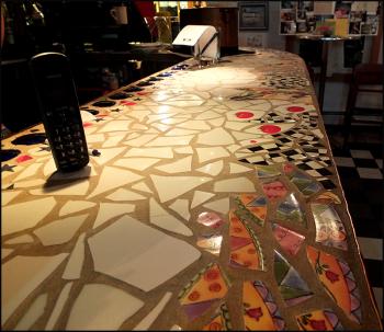The mosaic bart. Over 100 hours to build.
