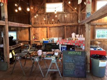 The Salty Soup Kitchen has moved from their temporary home in a barn to oyster River Winery in Warren for their pop up Mexican Night dinners. (Photo courtesy Salty Soup Kitchen)