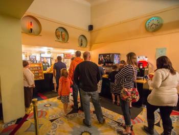 The inside of the theatre has been completely remodeled and updated, showing first-run movies. (Photo Courtesy of Jay Richards)