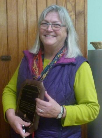 Liz Stanley, Excellence in Horticultural Education. (Photo Courtesy of Knox & Lincoln Soil & Water District)