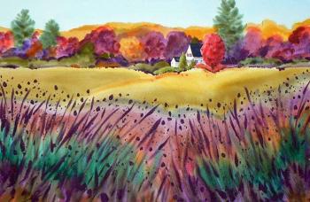 One of the paintings by Dennis Rafferty that will be on display at the Captain Lindsey House pop up gallery Friday.