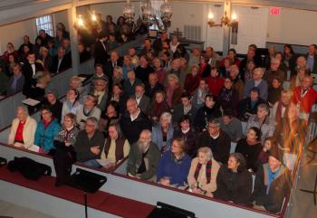 A packed house at Lincolnville United Christian Church