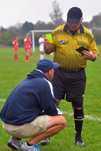 The many expressions of Coach Townsend. (Photo by Ron Hawkes)
