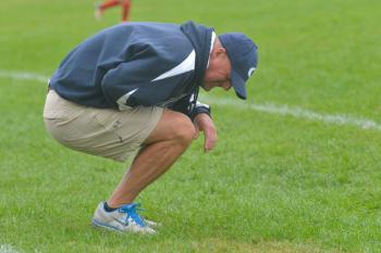 The many expressions of Coach Townsend. (Photo by Ron Hawkes)