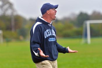 The many expressions of Coach Townsend. (Photo by Ron Hawkes)