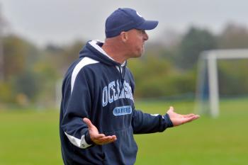 The many expressions of Coach Townsend. (Photo by Ron Hawkes)
