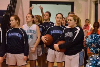 Oceanside girls ready to take the floor. (Photo by Ron Hawkes)