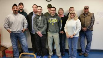 The graduating class of the Knox County Sheriff’s Office first Citizens’ Police Academy. Front row, from right: Debra Andreasen, Matthew Heath, Trevor Carty, Instructor Sgt. Lance Mitchell, David Geddis, Steve Tuttle, Kelly Sweet, Shelley Martin, Jack Hauprich, and Pete Cella. (Photo by Sarah Shepherd)