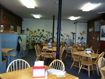 The former Brown Bag space at 606 Main St. in Rockland will soon be transformed, and the seating area shown here will become the Cone Home ice cream parlor. (Photo courtesy The Brown Bag)