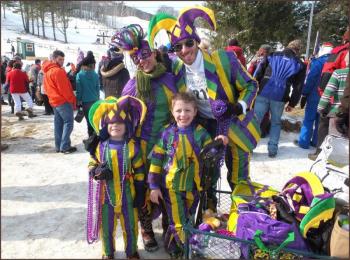Purple, Green and Gold won first place in the Best Costume competition.